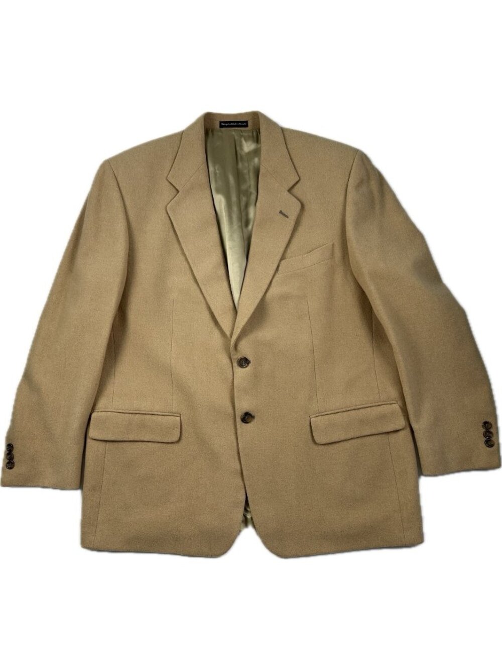 Botany 500 100% Camel Hair Sport Coat Blazer Canada Tan 44L